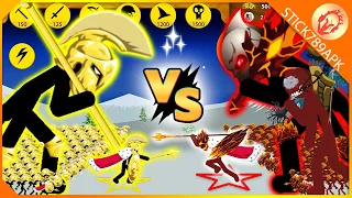 GRIFFON MEGA GOLDEN HERO VS DEMON GIANT KAI RIDER ZOMBIE BOSS | Stick War Legacy Mod | Stick789Apk