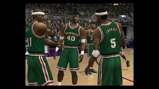 NBA Live 2003 - quick game (WAS vs MIL)