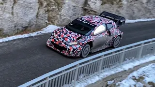 Test Rallye Monte-Carlo 2022 - Kalle Rovenpera - Toyota Yaris WRC