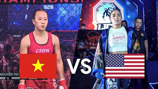 Trận chung kết rực lửa giữa tài năng trẻ Muay Việt Nam và nữ võ sĩ người Mỹ