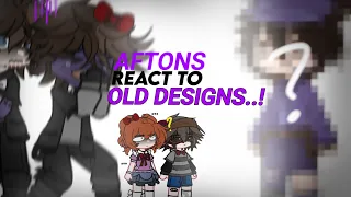 aftons react to their old designs || very late mb || fnaf x gc || cringe ngl