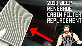 2018 JEEP RENEGADE CABIN FILTER REPLACEMENT