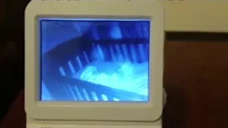 ghost baby in crib