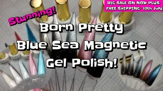 BORN PRETTY BLUE SEA MAGNETIC GELS? | I ACTUALLY LIKE THESE!