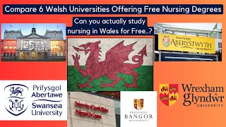 ✈️ Can You Really Study Nursing in Wales for FREE? Fees in 5 Welsh Universities You NEED to Know!🩺