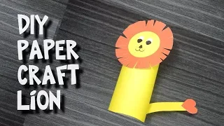 Diy - How to Make Easy Paper Craft Lion King for Kids - Tricky Bee