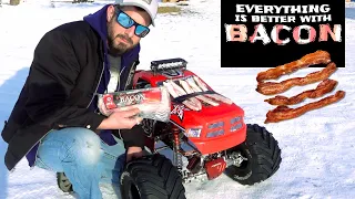 BACON RAMINATOR MONSTER TRUCK - with CHEESE! | RC ADVENTURES