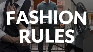 7 FASHION RULES that Every MAN SHOULD KNOW: RULES to DRESS BETTER than Others