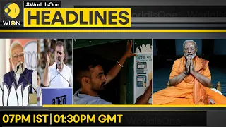 4 exit polls give NDA 350 plus seats | India polls: Phase 7 voting ends | WION Headlines