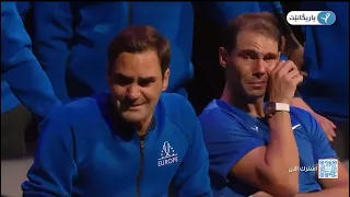 Addio Federer, piange insieme a Nadal.  Commovente video