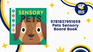 9781837951659 Pets Sensory Board Book