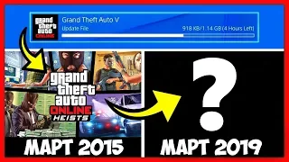 GTA 5 Online: DLC В МАРТЕ? / ХРОНОЛОГИЯ ОБНОВЛЕНИЙ! / 2013 - 2019