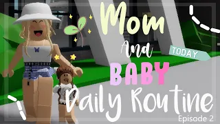 Mom And Baby Daily Routine! | Brookhaven Episode 2