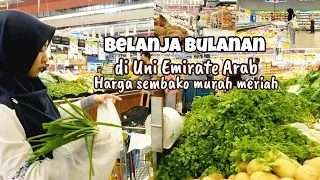 Belanja Bulanan di Uni Emirate Arab | Harga sembako murah meriah di Arab