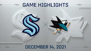 NHL Highlights: Kraken vs. Sharks - Dec. 14, 2021