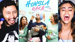 HONSLA RAKH | Diljit Dosanjh | Sonam Bajwa | Shehnaaz Gill | Shinda Grewal | Trailer Reaction!