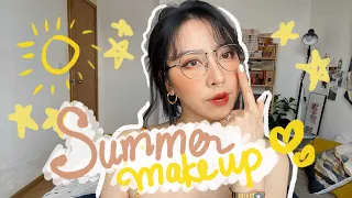 TRANG ĐIỂM TONE CAM RÁM NẮNG CHO DA DẦU VÀ MỤN- LỚP NỀN LÂU TRÔI   SUMMER MAKEUP