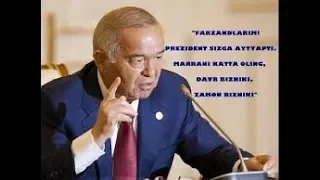 Islom Karimov - O'LSAM sheri.