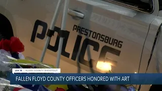 Fallen Floyd County Officers honored with art