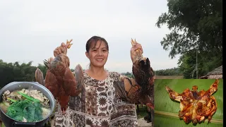 Life in Province Cooking Native chicken