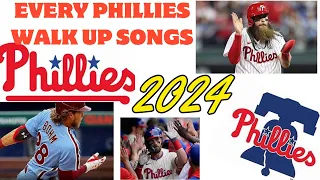 Every Phillies players walk up song.