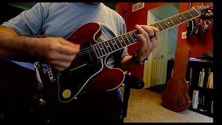 2007 Gibson ES 335 dot - P90  - playing sound demo - with Line 6 Helix