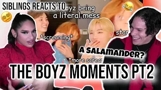 Siblings react to 'the boyz moments that make me question their sanity pt.2'
