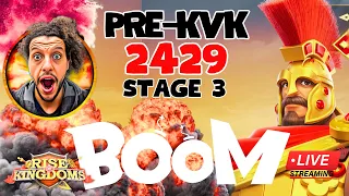 Kingdom 2429 l PRE-KVK l Stage 3 l ROK & CHILL l BOOM BOOM TIME