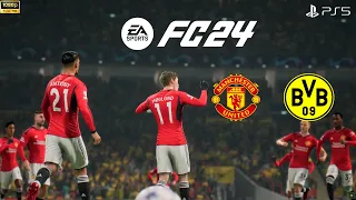 FIFA23 - Manchester United  vs  Borussia Dortmund -  UEFA Champions League Finals 2024 GamePlay PS5