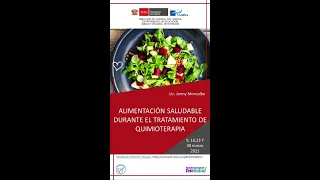 TELE IEC: Alimentación saludable durante el tratamiento de quimioterapia