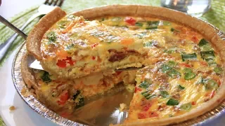 Bacon Egg and Cheese Quiche