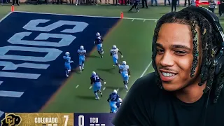 C Blu Reacts To Colorado vs #17 TCU College Football Week 1 | 2023 Full Game Highlights!