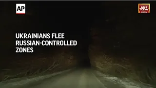 Life In Russian-Controlled Areas Of Ukraine Grim People Fleeing Through Dangerous Corridor