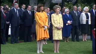 President Reagan Meeting with Prime Minister Mulroney of Canada on April 27, 1988