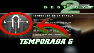 #DESTINY2 * #TEMPORADA5 * #TEMPORADADELAFRAGUA * CONTRATOS NUEVOS * EVERVERSO Y MAS