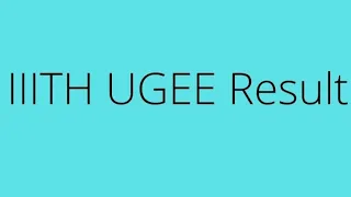 Urgent Update 🚨 UGEE 2023  Confirmed Results Date 🤯 #ugee #iiith