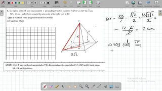 Evaluarea Nationala octombrie 2023 Craiova CN Carol 1 Matematica