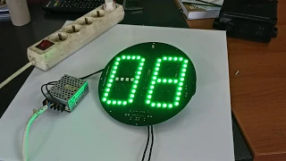 Testing traffic countdown RGB LED timer
