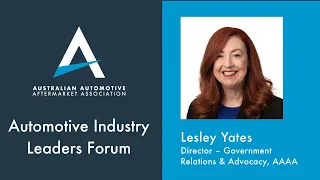 International Right To Repair Update - Automotive Industry Leaders Forum with Lesley Yates