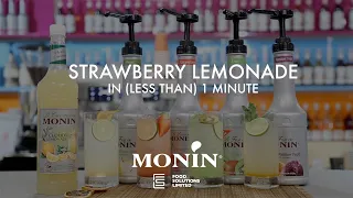 How to: MONIN Strawberry Lemonade