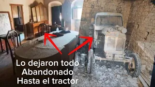 Lo dejaron todo abandonado hasta el tractor 🚜