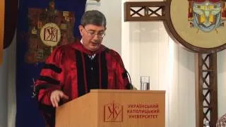 Джордж Вайґель (George Weigel) :: Промова на випускних урочистостях УКУ 2013 року