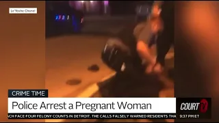 VIDEO: Police with a knee on a pregnant woman goes viral | CRIME TIME