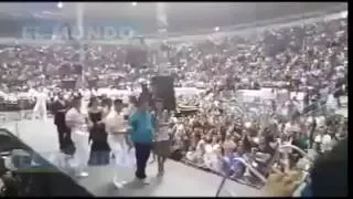 Accidente de Juan Gabriel en un concierto( pre infarto)