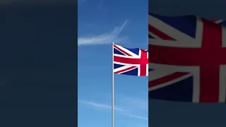 The United Kingdom Flag Waving