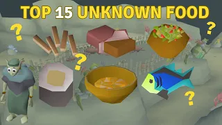 15 Extremely Uncommon and Unknown food in OSRS