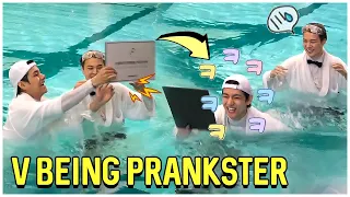 BTS Taehyung Being A Prankster