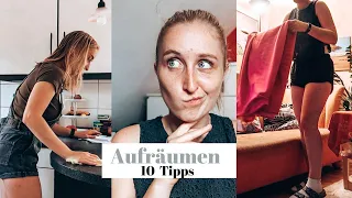 ZIMMER AUFRÄUMEN - MEINE 10 HACKS/ TIPPS