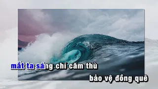 KARAOKE Hành quân xa # ST Đỗ Nhuận # NHẠC SỐNG KTV