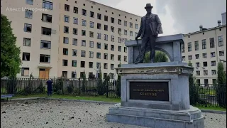 WHAT is happening now in KHARKOV? Deserted Gorky Park